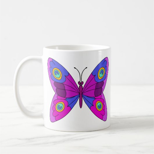 Schmetterlinge Kaffeetasse (Links)