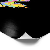 Schmetterlinge Kaffeetassen Poster (Ecke)