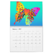 Schmetterlinge Kalender (Feb 2027)