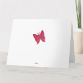 Schmetterlinge Karte (Rückseite)