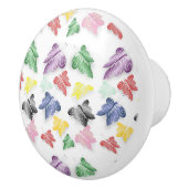 Schmetterlinge Keramikknauf (Rechts)