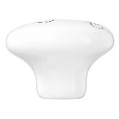 Schmetterlinge Keramikknauf (Seitenansicht)