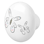 Schmetterlinge Keramikknauf (Rechts)