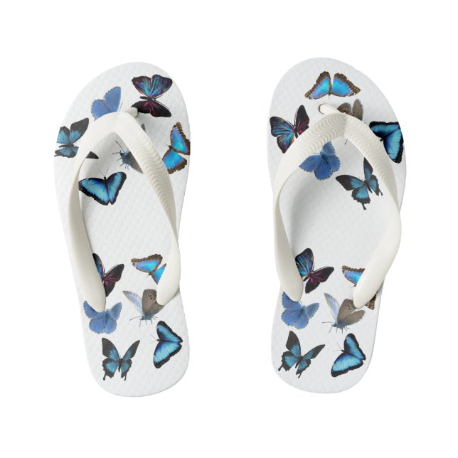 Schmetterlinge Kinderbadesandalen (Fußbett)