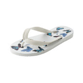Schmetterlinge Kinderbadesandalen (Schrägansicht)