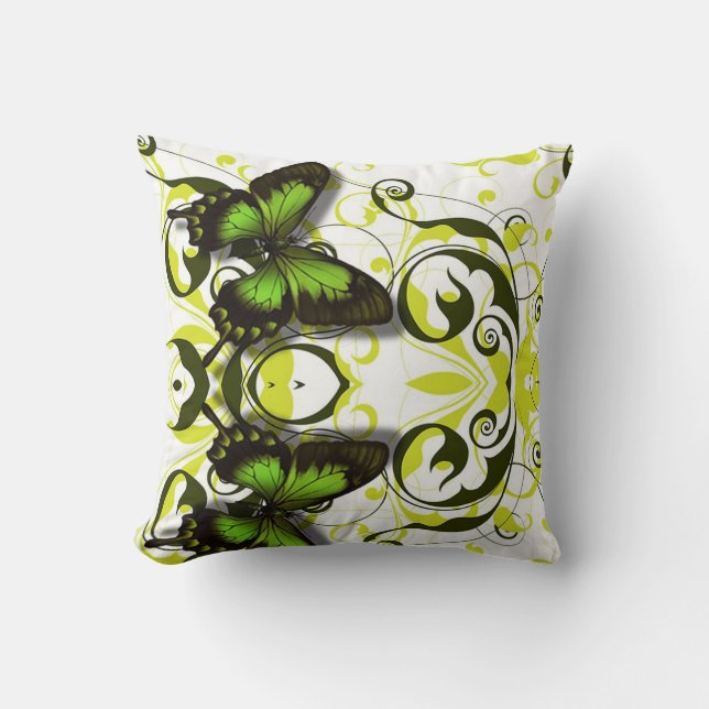 Schmetterlinge Kissen (Vorderseite)