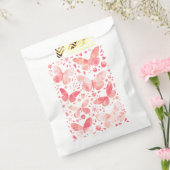 Schmetterlinge Korallenrosa Geschenktütchen (Versiegelt)