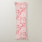 Schmetterlinge Korallenrosa Seitenschläferkissen (Vorderseite Vertikal)