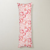 Schmetterlinge Korallenrosa Seitenschläferkissen (Rückseite (Vertikal))