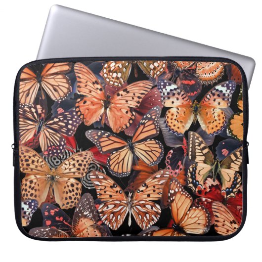 Schmetterlinge Laptopschutzhülle (Vorderseite)