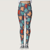 Schmetterlinge Leggings (Vorderseite)