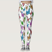 Schmetterlinge Leggings (Vorderseite)