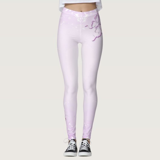 Schmetterlinge Leggings (Vorderseite)