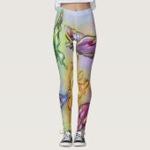 Schmetterlinge Leggings (Vorderseite)