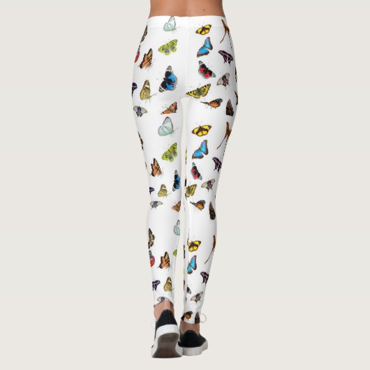 Schmetterlinge Leggings (Rückseite)