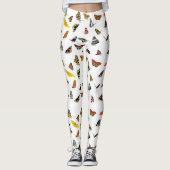 Schmetterlinge Leggings (Vorderseite)
