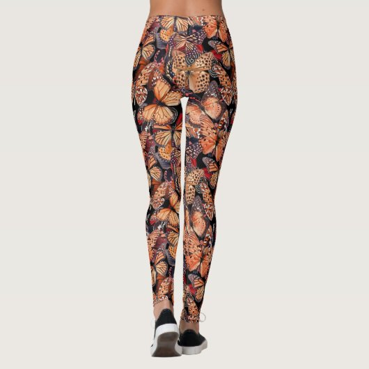 Schmetterlinge Leggings (Rückseite)
