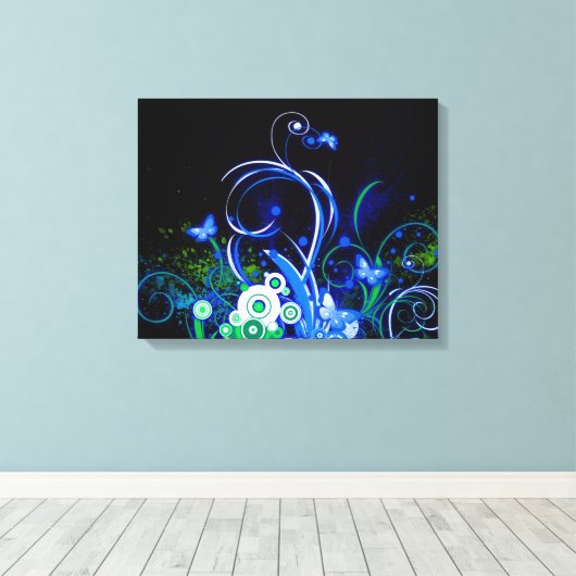 Schmetterlinge Leinwanddruck (Insitu (Holzboden))