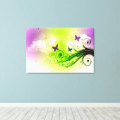 Schmetterlinge Leinwanddruck (Insitu (Holzboden))