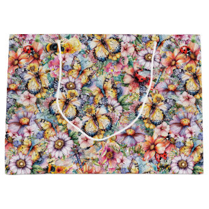 Schmetterlinge, Libellen, Ladybugs und Bienen Große Geschenktüte