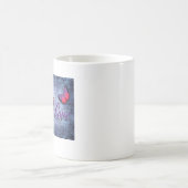 Schmetterlinge Liebe blau Kaffeetasse (Mittel)