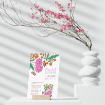 Schmetterlinge Liebhaber Pink Floral Script Bridal