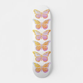 Schmetterlinge Lila Goldfisch Skateboard