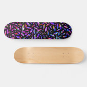 Schmetterlinge Lila   Skateboard (Horizontal)
