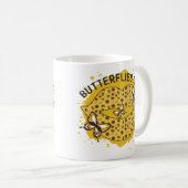Schmetterlinge Lippen Kaffeetasse (VorderseiteRechts)