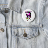 Schmetterlinge machen mich glücklich button (Beispiel)