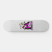 Schmetterlinge machen mich glücklich skateboard (Horizontal)