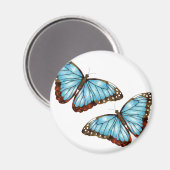 Schmetterlinge Magnet (Vorderseite/Rückseite)