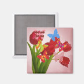 Schmetterlinge Magnet (Vorderseite/Rückseite)