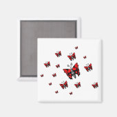 Schmetterlinge | Magnet (Vorderseite/Rückseite)