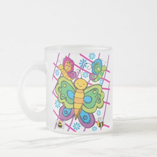 Schmetterlinge Mattglastasse (Links)