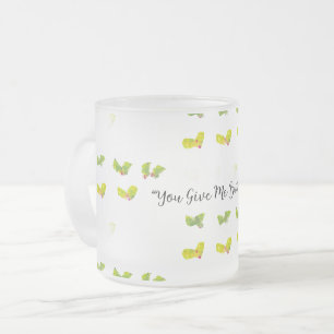 Schmetterlinge Mattglastasse