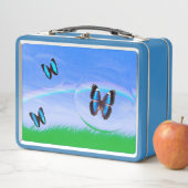 Schmetterlinge Metall Brotdose (Beispiel)