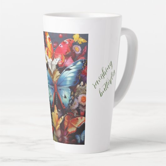 Schmetterlinge Milchtasse (Rechte Ecke)