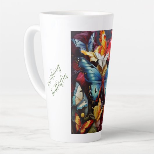 Schmetterlinge Milchtasse (Linke Ecke)