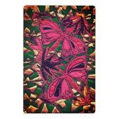 Schmetterlinge Mini Klemmbrett (Rückseite)