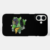 Schmetterlinge mit Leaf Raindrops und Stars Case-Mate iPhone Hülle (Rückseite (Horizontal))