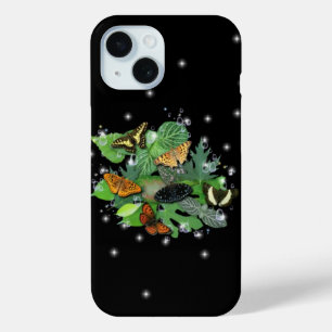 Schmetterlinge mit Leaf Raindrops und Stars Case-Mate iPhone Hülle