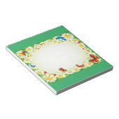 Schmetterlinge mit Milchprodukten Notizblock (angewinkelt)