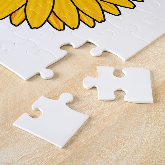 Schmetterlinge mit Sonnenblumen Puzzle (Seite)