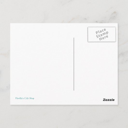 Schmetterlinge mit Sprichwort Postkarte (Rückseite)