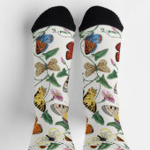 Schmetterlinge & Motten 2 Socken (Oben)