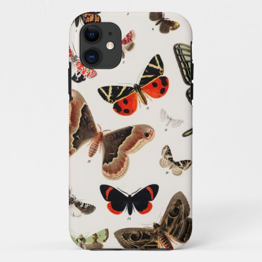 Schmetterlinge & Motten Case-Mate iPhone Hülle (Rückseite)