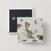 Schmetterlinge, Motten und andere Insekten Button (Vorne & Hinten)