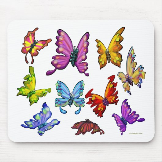 Schmetterlinge Mousepad (Vorne)