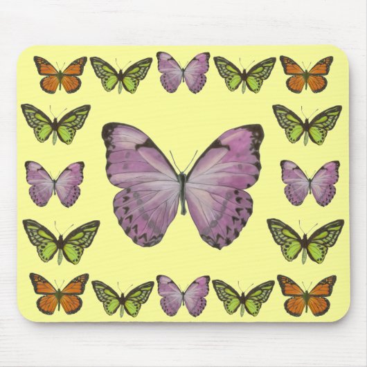 Schmetterlinge Mousepad (Vorne)